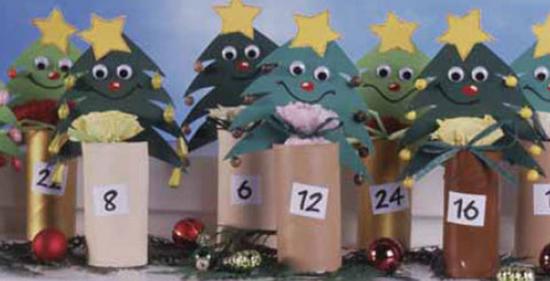 Netradičný adventný kalendár Netradičný adventný kalendár