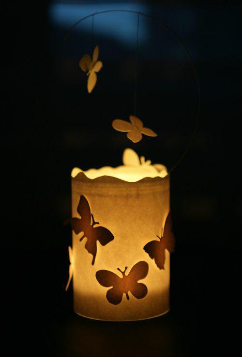 Lampa „Motýle“ jednoducho a rýchlo Lampa „Motýle“ jednoducho a rýchlo